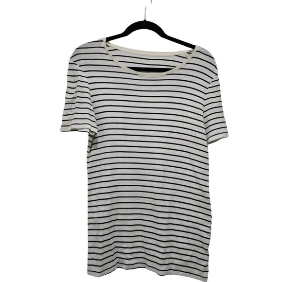 GAP White & Black Women’s T-Shirt – Size M - Picture 1 of 4